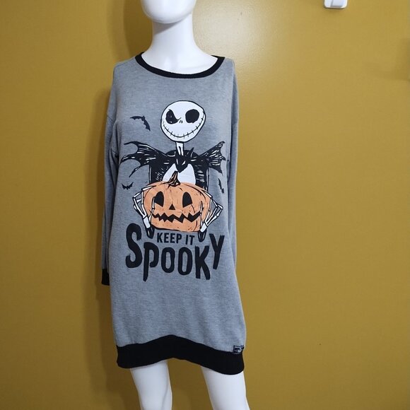 Nightmare Before Christmas Halloween Nightgown / Mini Dress XS - Picture 1 of 6